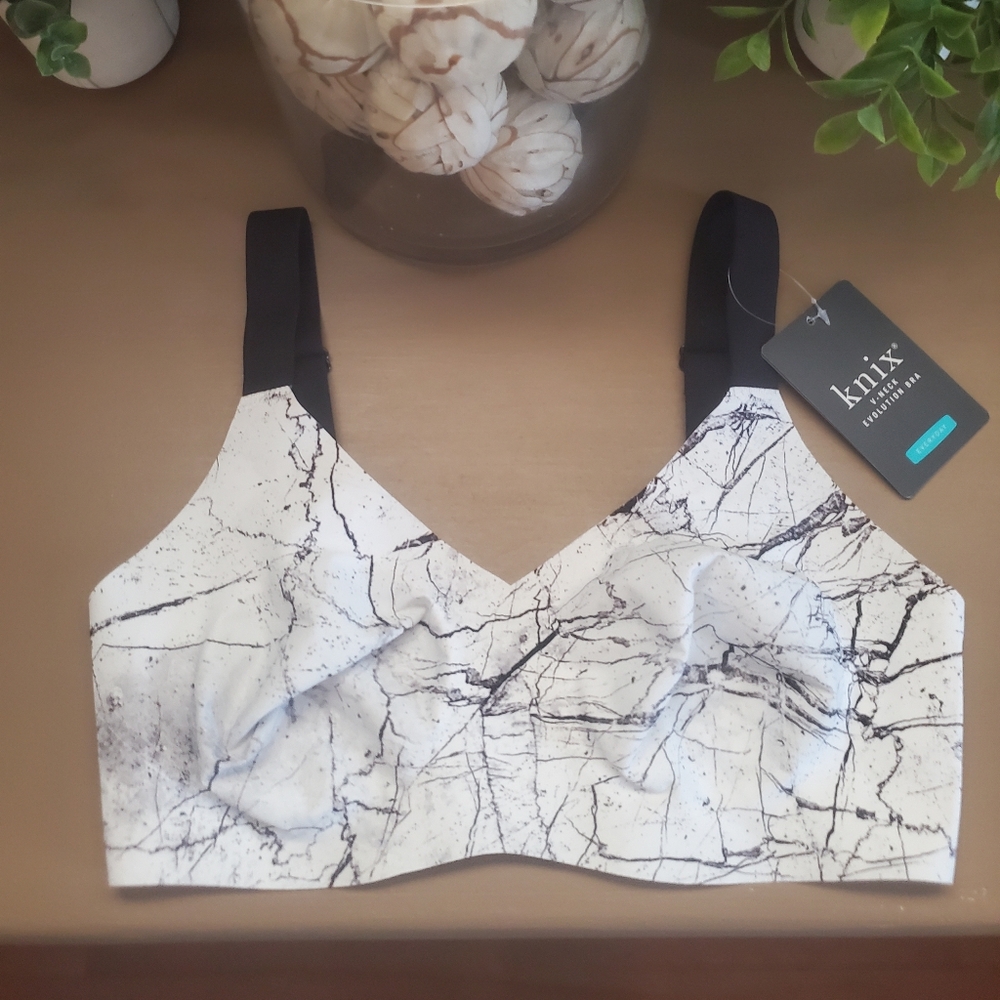 Knix Marble Print Bra
